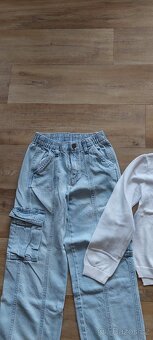 Dívčí džíny, velikost: 122-128 - 2