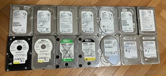 SATA 3,5" disky, odzkoušené, uvedená cena je za vše - 2