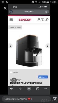 Kávovar sencor 3v1 - 2