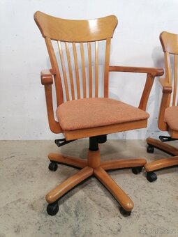 Dřevěné kancelářské židle - 2
