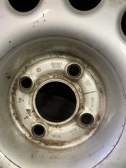 originál vw plechy 4x100 r15 - 2