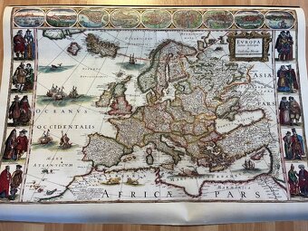 Mapa Svět/Evropa, mapa historická Svět/Evropa (4 ks, velké)) - 2