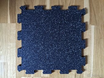 Gumová podlaha, 50x50 cm, výška 16 mm, 2 ks - 2
