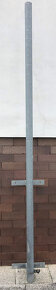 Masivní nástěnný pozink anténní držák 300cm výška - 2