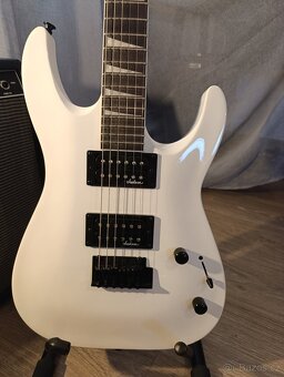Elektrická kytara Jackson JS22 DKA Dinky AH Snow White - 2