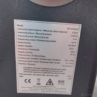 Tepelné čerpadlo Mountfield Azuro BP-50WS-C - 2