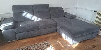 Rozkládací sedací úložná velká sedačka - 2