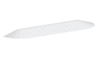 Přechodová lišta pro robotický vysavač, variabilní výška, bí - 2