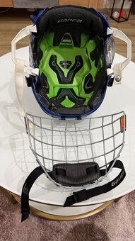 ✅ HOKEJOVÁ PROFI PRILBA - BAUER HYPERLITE = M - L = BLUE ✅ - 2