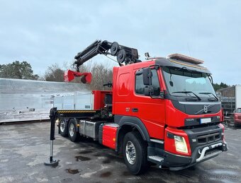 Volvo FMX 410 6x2 sklápěč s hydraulickou rukou - 2