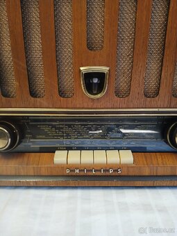 Starožitné radio Philips BS371 A - 2