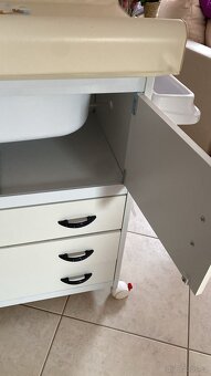 Prebalovaci komoda s vanickou a prebalovaci podlozkou, itals - 2