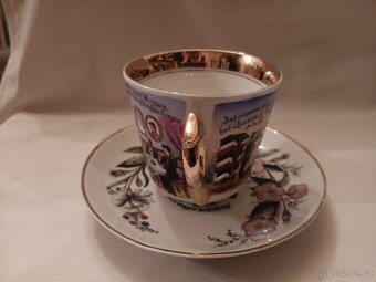 Porcelánový šálek- Rakousko Uhersko, vojáci - 2