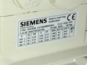 Elektromotor siemens Č8 - 2
