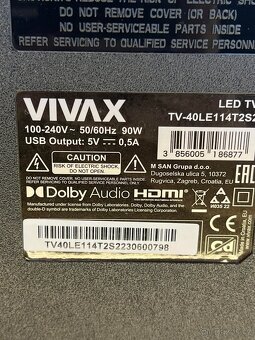 LED TV Vivax 40LE114T2S2 - 2