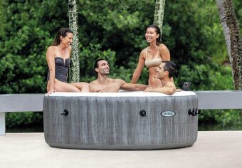 Vířivka Intex Pure Spa Bubble Wood (28440), super stav - 2