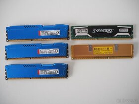Různé paměti RAM 4GB/DDR3 - 2