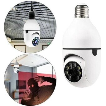 INTELIGENTNÍ JORTAN JT-8177+BEZPEČNOSTNÍ KAMERA WIFI IP +E27 - 2