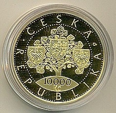 10000 Kč 2018, 100. výročí vzniku ČSR - 1UNCE Au - 2