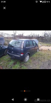 Opel Meriva 1.4 benzin 66kw 2007 - 2