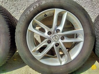 Alu kola originál Mazda 6,5J x 16 H2, 5x114,3, ET 55, zimní - 2