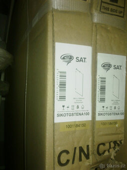 Sprchová zástěna 100x200 x 8mm sklo -nová - 2