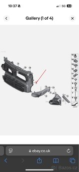 BMW X2 vzduchový kanál předního nárazaníku (originál nový) - 2