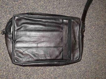 Dokladovka pánská, kožená, černá - 2