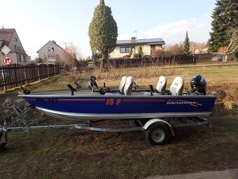 Hliníkový člun s motorem - 2