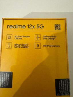 Realme 12x 5G 128GB černý nový nerozbalený - 2