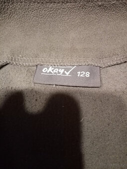 fleecová mikina vel. 122/128 - 2