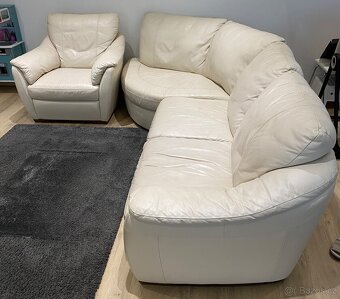 Kožená sedačka (bez křesla) - 2