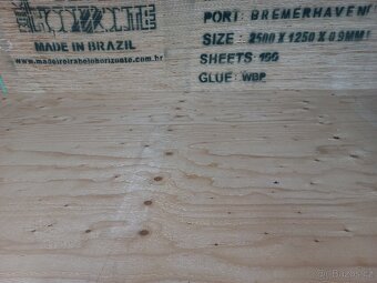 Překližka obalová borovice- NOVÁ - 2