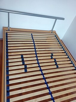 Postel s roštem 120 x 200 cm - 2