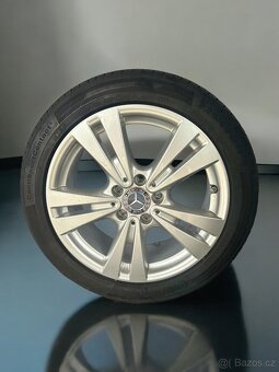 Originální alu kola Mercedes 5x112 r17 + 225/45r17 - 2