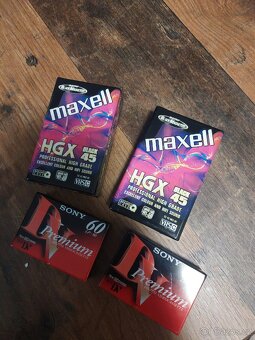Sony mini dv/Maxell VHS C/kazetý - 2