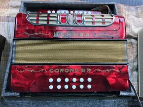 HOHNER CORONA III R diatonická harmonika heligonka - 2