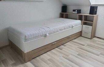 DOVOZ MOŽNÝ postel s policí, šuplíky a úložným prostorem - 2
