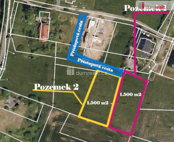 Prodej pozemku k výstavbě 1500 m2 Čeladná - 2