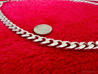 Stříbrný řetízek  50 cm, šířka 9.16mm  Ag 925/1000, 82.5g - 2