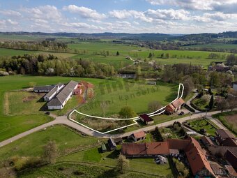Prodej stavebního pozemku s loukou v Křížově. - 2