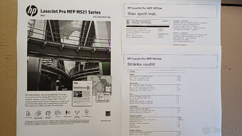 HP Laserjet M521DN|Duplex |GLAN | najeto 58tis. | nový toner - 2