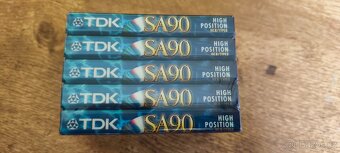 5 Pack kazet TDK SA 90 TYP II Cro for CD, nerozbaleno - 2
