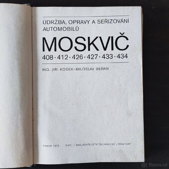 Údržba, opravy a seřizování automobilů Moskvič - 2