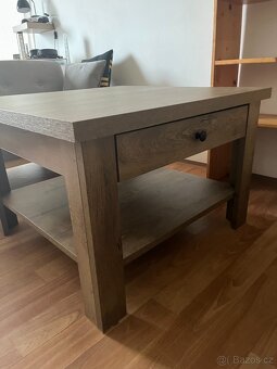 Stolek, Konferenční stůl s šuplíky 80x80cm výška 54cm - 2