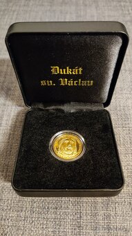 Zlatý Svatováclavský dukát 2024 + luxusní etue - 2