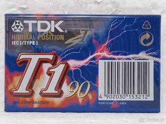 TDK T1 90 T1-90EA Retro Audiokazeta - 2
