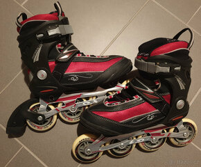 Inline brusle DELTA SPORT dámské černo-červené, velikost 39 - 2
