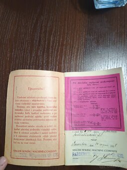 Šicí stroj Singer r.v 1928 - 2