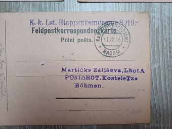 Polní pošta Feldpost Polsko - 2